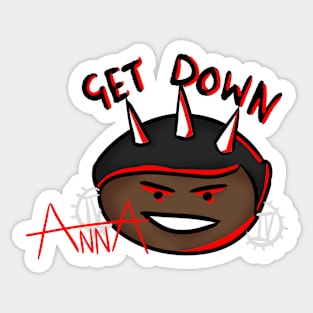 Anna of Cleves 'Get Down' Sticker